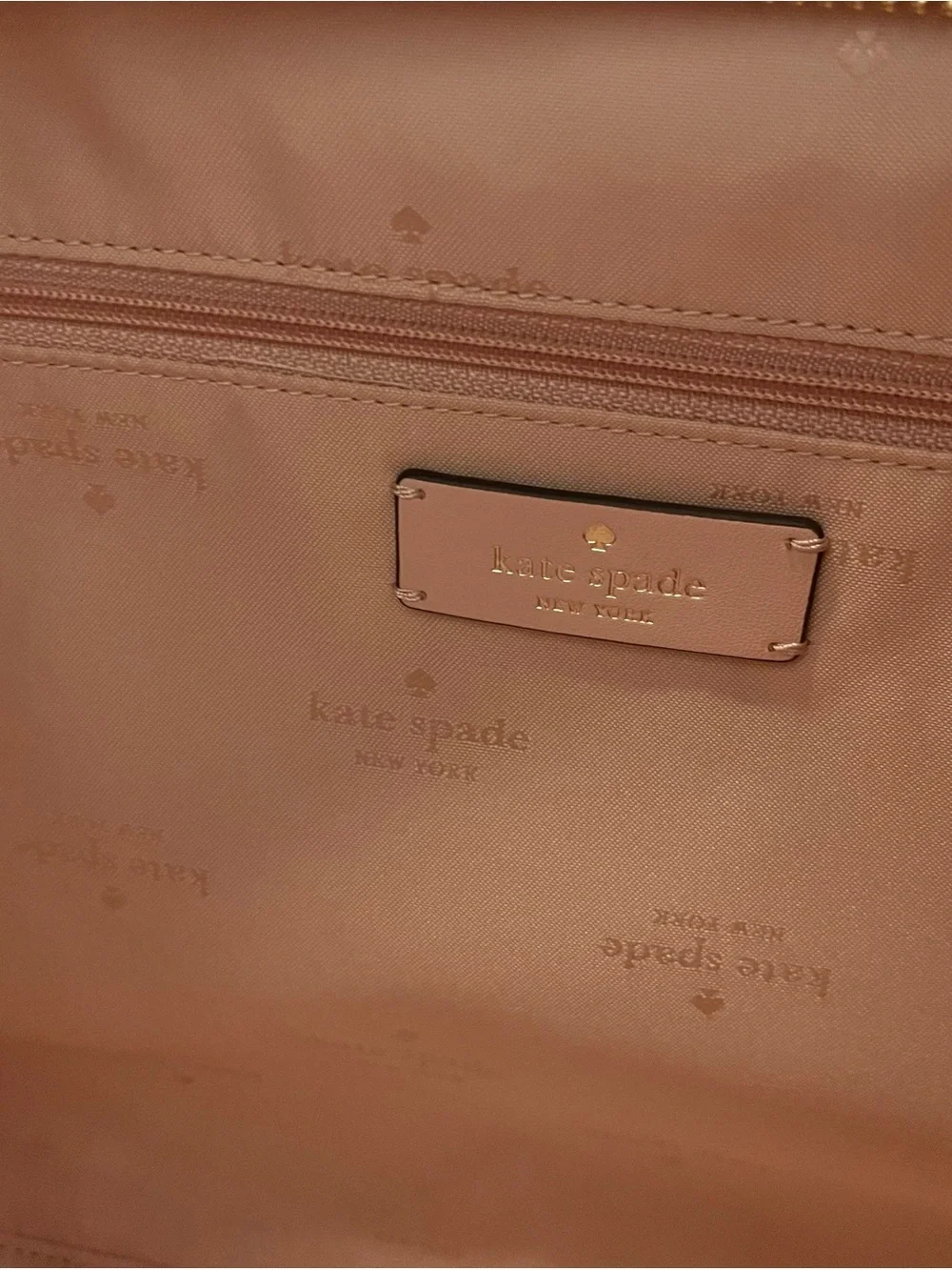 kate spade large kip tote in rose smoke multi pink/canvas